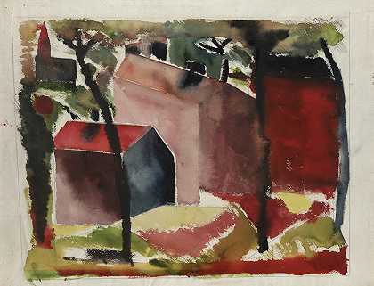房屋`Houses (1926–29) by Paul Gaulois