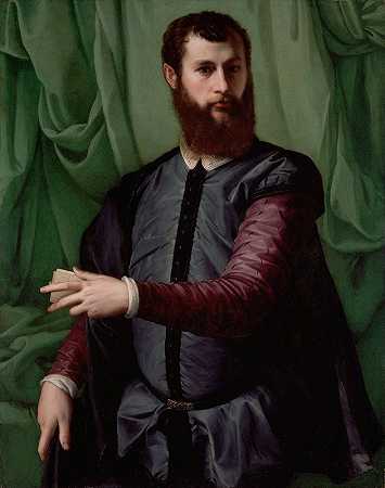 男子肖像2`Portrait of a Man 2 by Francesco de; Rossi