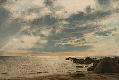戈德维尔，杰伦`Godvær, Jæren (1894) by Amaldus Nielsen