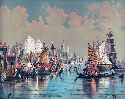 威尼斯海上的骄傲`Venice pride of the sea (1877)