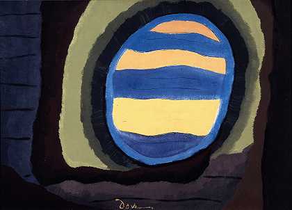 窗外`Out the Window (1939) by Arthur Dove