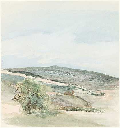 苏塞克斯的荒原`A Heath in Sussex (1810~1815) by William Collins