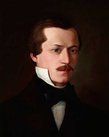阿道夫·波勒肖像`Portrait of Adolf Poller (1858) by Andrzej Bronisław Grabowski