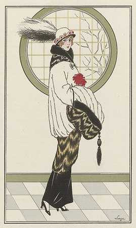 装饰D赫尔曼`Parure dhermin (1913) by Loeze