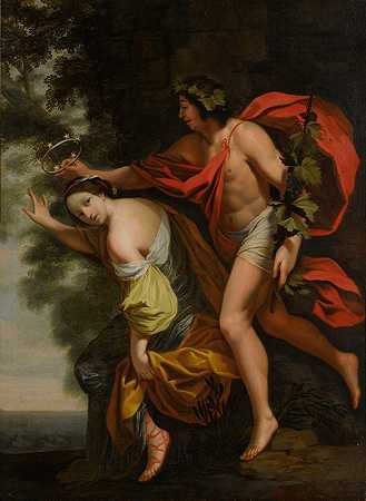巴克斯和阿里阿德涅`Bacchus and Ariadne by Follower Of Simon Vouet