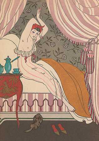 美丽的早晨`La Belle Matineuse (1914) by George Barbier