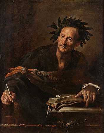 古代诗人`A Poet from Antiquity (1620~1621) by Domenico Fetti