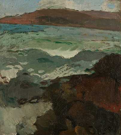 来自瑟兰`Fra sørlandet (ca. 1911) by Arnulf Øverland