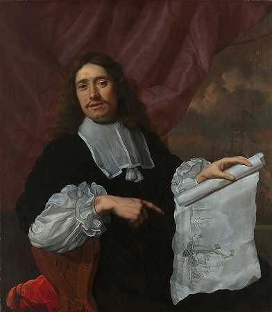 威廉·范德维尔德二世（1633-1707），画家`Willem van de Velde II (1633~1707), Painter (1660 ~ 1672) by Lodewijk van der Helst