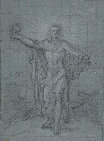 阿波罗站像`Standing Figure of Apollo by Antoine Coypel