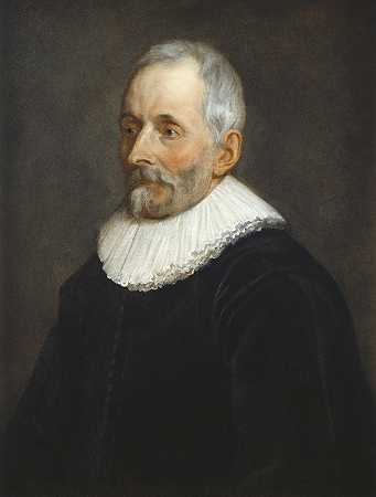巴尔塔萨一世莫雷图斯肖像`Portret van Balthasar I Moretus (1613~1641) by Thomas Willeboirts Bosschaert