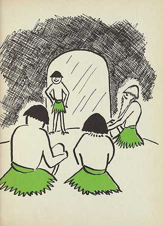 粘在泥里一个村庄、一种习俗和一个小男孩的故事`Stick~in~the~Mud; a tale of a village, a custom, and a little boy pl20 (1953) by Fred Ketchum