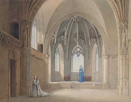 安妮，我妹妹安妮，你没看见有什么事发生吗？`Anne, ma soeur Anne, ne vois~tu rien venir (1817) by Auguste Garneray