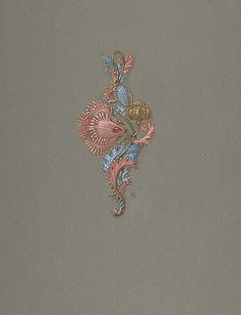 吊坠设计`Design for a Pendant by Eugène Grasset