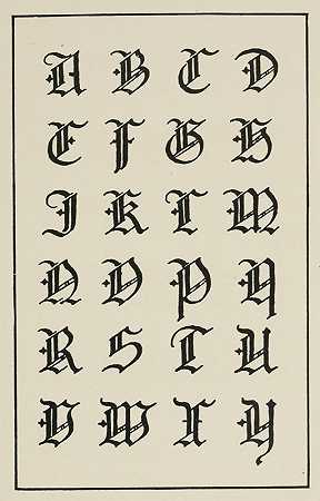 德国哥特式首都3`German Gothic Capitals 3 (1902) by Frank Chouteau Brown