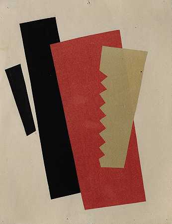 成分（红黑金）`Composition (Red~Black~Gold) (1920) by El Lissitzky