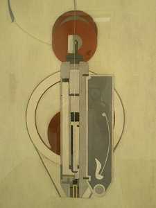 绘画八（机械抽象）`
Painting VIII (Mechanical Abstraction) (1916)  by Morton Livingston Schamberg