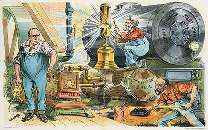 烧错了锅炉`Firing up the wrong boiler (1897) by John Samuel Pughe