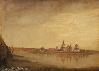 格利普霍姆堡`Gripsholms slott (1759) by Johan Sevenbom