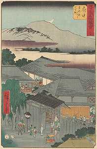府中`
Fuchu (1855)  by Andō Hiroshige