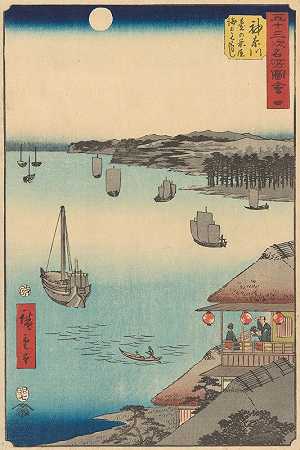 神奈川`Kanagawa (1855) by Andō Hiroshige