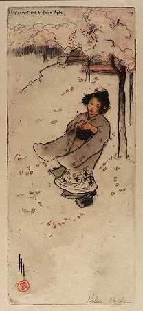 樱桃雪`Cherry Snow (1906) by Helen Hyde