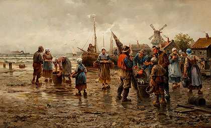 荷兰渔民`Dutch Fishers by L. Hardt