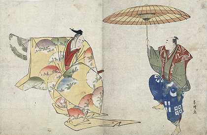 Sueirogari`Suehirogari (1801~1844) by Katsushika Hokusai