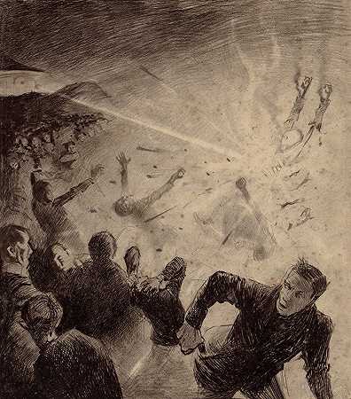火星人袭击`Martians Attack (1906) by Henrique Alvim Corrêa