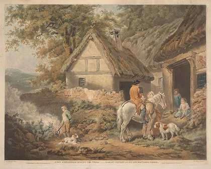 受雇于焚烧杂草的男孩`A Boy Employed in Burning Weeds (1799) by James Ward