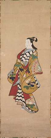 妓女`Courtesan (1700s) by Kaigetsudō Ando