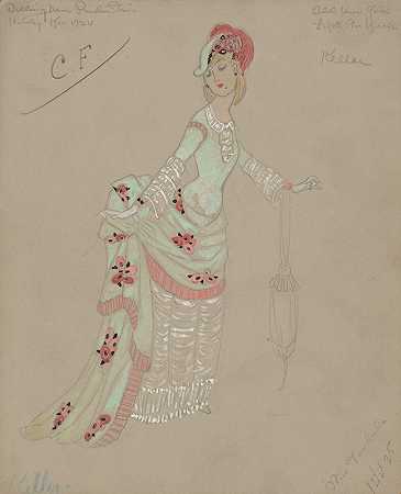 老纽约第五大道Belle Kellar`Old New York~Fifth Ave Belle~Kellar (1920 ~ 1921) by Helen Marguerite O;Kane