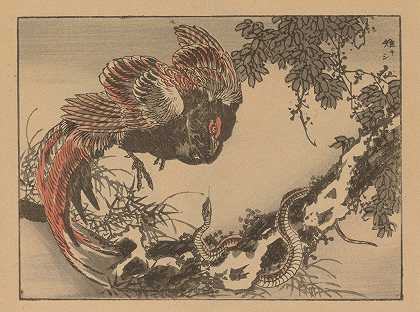 拜雷加夫，Pl.06`Bairei gafu, Pl.06 (1905) by Kōno Bairei