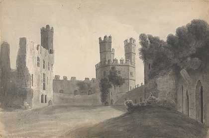 卡尔纳文（城堡）`Caernarvon (Castle) (1809) by Isaac Weld