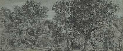 森林景观`View of a Forest (17th century) by Joris van der Haagen