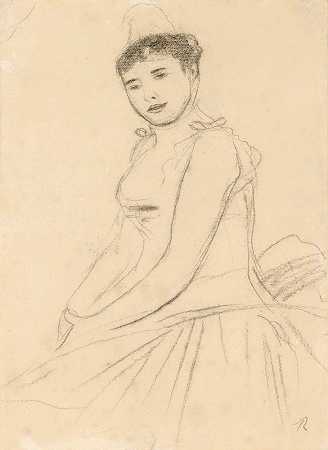罗西塔·毛里在拉科里根`Rosita Mauri Dans la Korrigane (circa 1881) by Pierre-Auguste Renoir