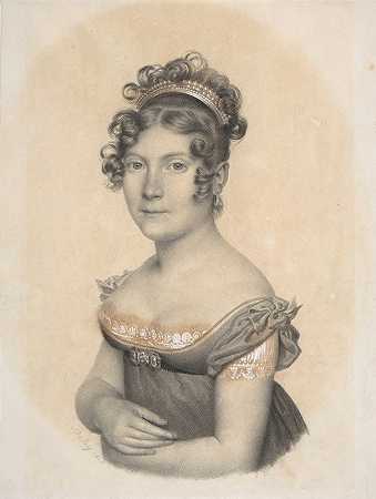 纳波利安一世宫廷夫人`Lady of the Court of Napoléon I (1804) by Jean-Baptiste Isabey