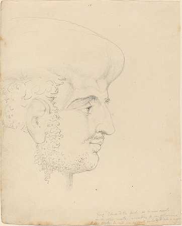 爱德华国王`King Edward (c. 1819) by William Blake