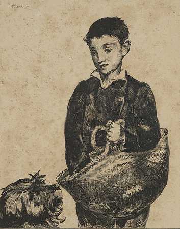 孩子`Le gamin by Édouard Manet