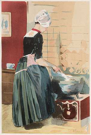 Servante`La Servante (1899) by Ferdinand Jean Luigini