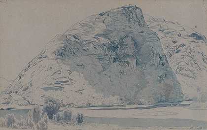 山地景观`Mountain Landscape by Alexander Helwig Wyant