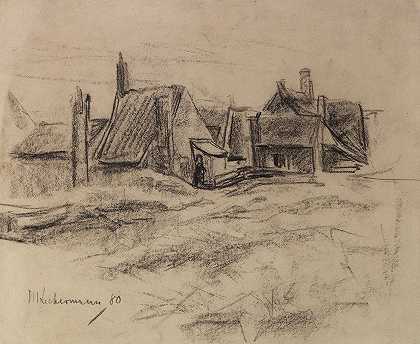 卡特维克`Katwijk (1880~90) by Max Liebermann