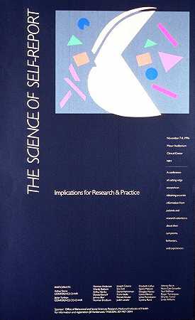 自我报告的科学`The science of self~report (1996) by National Institutes of Health
