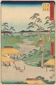 霍多加亚`
Hodogaya (1855)  by Andō Hiroshige