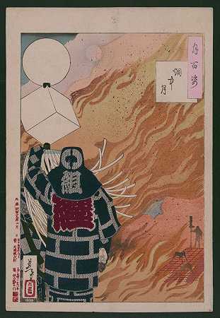 恩丘不筑`Enchū no tsuki (1886) by Tsukioka Yoshitoshi