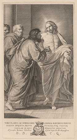 圣托马斯的怀疑`The Incredulity of Saint Thomas (mid 18th century) by Giovanni Bottani
