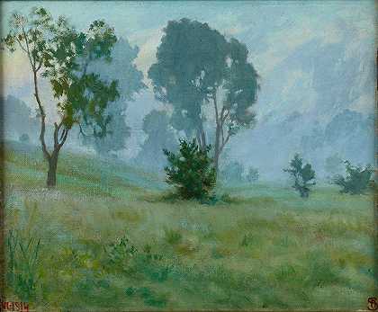 黎明`Dawn (1914) by Ambroży Sabatowski