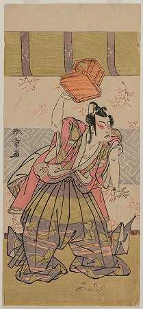 演员一川·莱佐饰演小五郎`The Actor Ichikawa Raizo as Soga No Goro (mid~1770s) by Katsukawa Shunshō