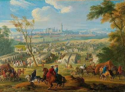 蒙斯的围攻`The Siege of Mons by Jean Baptiste Martin
