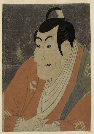 Ichikawa ebizōno takemura sadanoshin`Ichikawa ebizō no takemura sadanoshin (1794) by Tōshūsai Sharaku